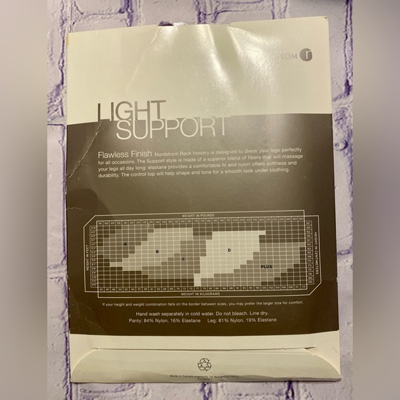 Nordstrom Rack Light Support Flawless Finish Pantyhose - Picture 2 of 2